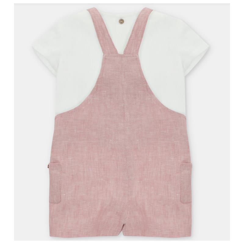 Martin Aranda - Baby Set Shirt & Overall Woven Fabric Siena, Arena Image 2