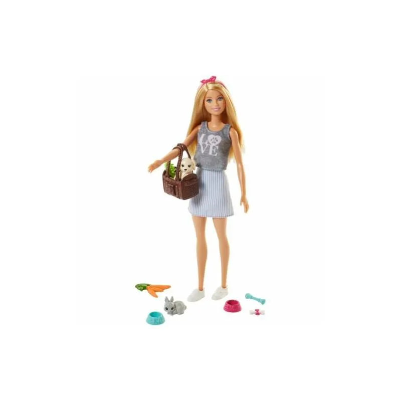 Mattel - Barbie Blonde Doll Pet Image 3
