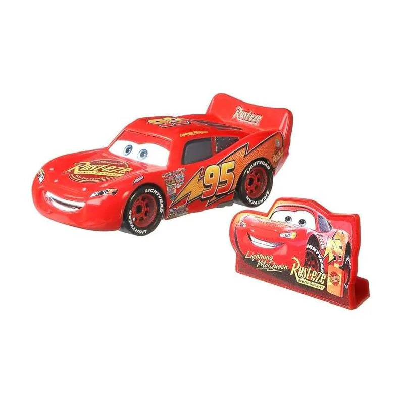 Mattel - Car Characters Brand Lightning Mcqueen With Sign Image 4