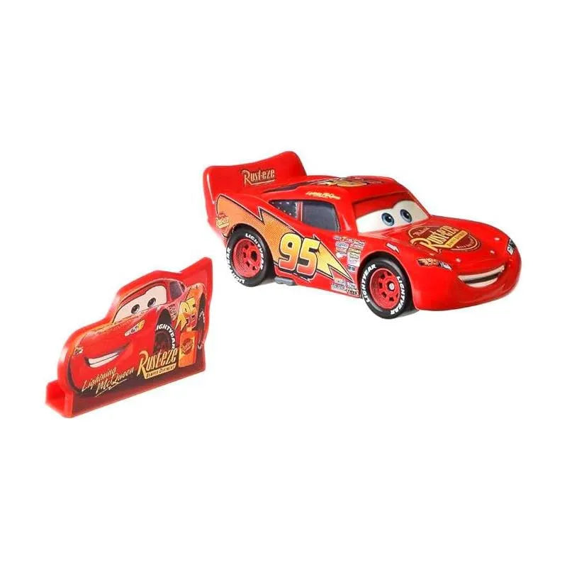 Mattel - Car Characters Brand Lightning Mcqueen With Sign Image 6