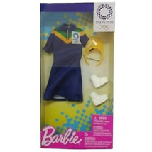 Mattel Licensed Fashions Barbie Tokio 2020 Blue Dress Image 2