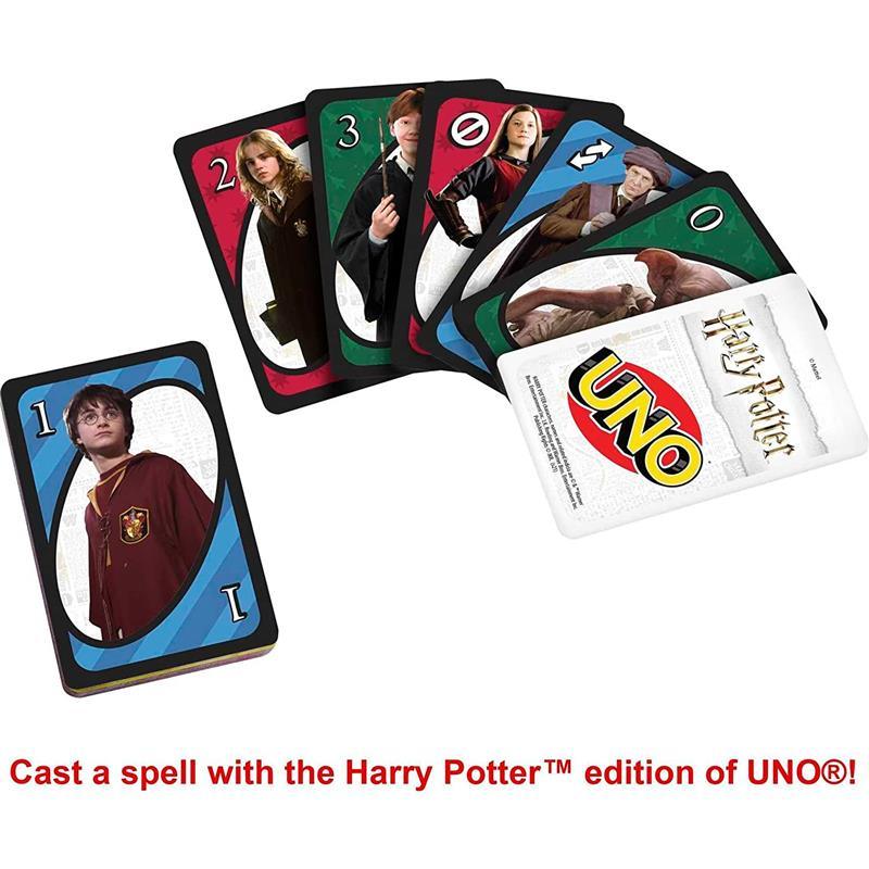 Mattel - UNO Harry Potter Card Game Image 2