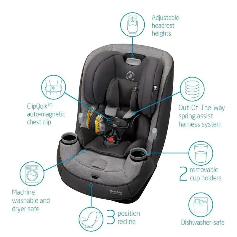 Maxi-Cosi - Pria Max All-in-One Convertible Car Seat, Urban Wonder Image 8