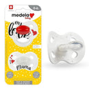 Medela - 2Pk Baby Pacifier, My Love & I Love Mama  Image 1