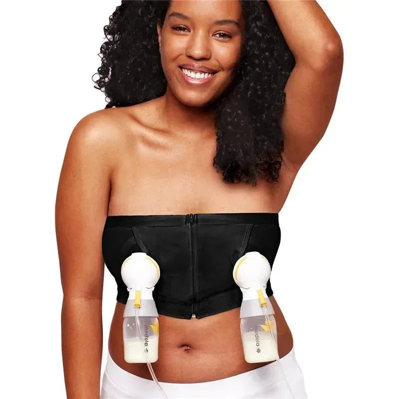 Medela - Hands Free Pumping Bustier, Black Image 1