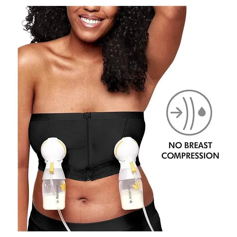 Medela - Hands Free Pumping Bustier, Black Image 4