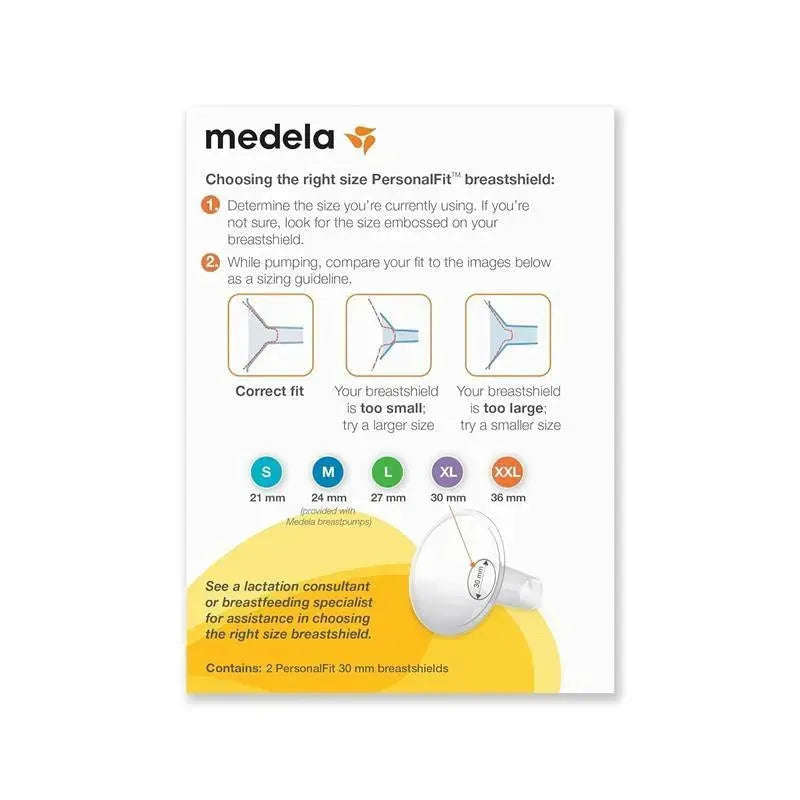 Medela - 2Pk PersonalFit Breast Pump Shield (Spare Part) Image 2