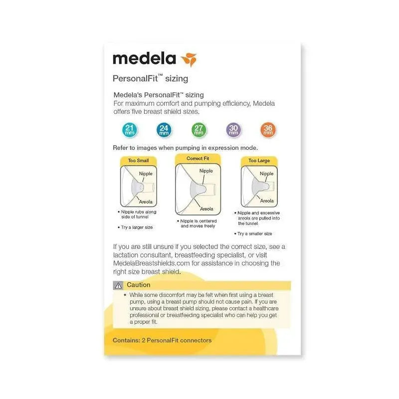 Medela - 2Pk PersonalFit Breast Pump Shield (Spare Part) Image 3