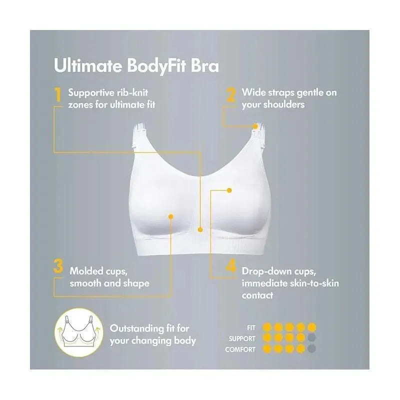 Medela - Maternity & Nursing Ultimate Bodyfit Bra, Black Image 3