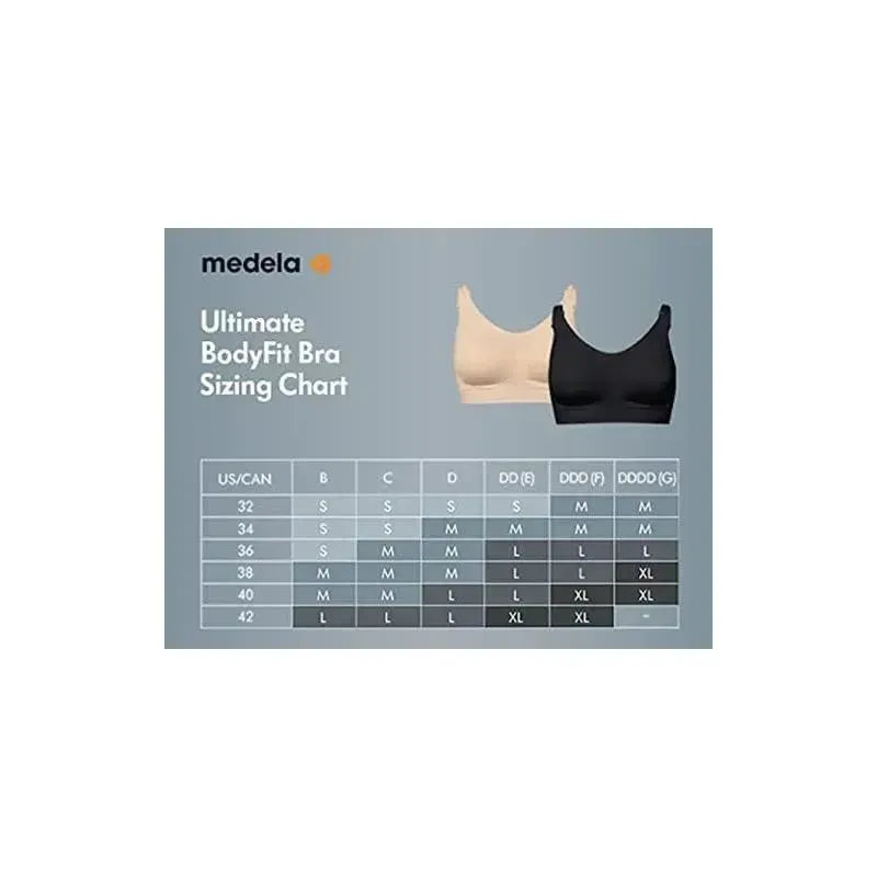 Medela - Maternity & Nursing Ultimate Bodyfit Bra, Black Image 3