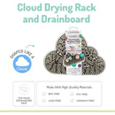 Melii - Countertop Baby Bottle Drying Rack & Drainboard, Grey Image 4