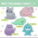 Melii - Gel Ice Packs, 2 Pack, Keep Lunches and Snacks Cool, Reusable, Bulldog & Cat Image 4