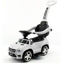 Mercedes-Benz GL 63 AMG Kids 5-in-1 Convertible Ride On Push Car, White Image 1