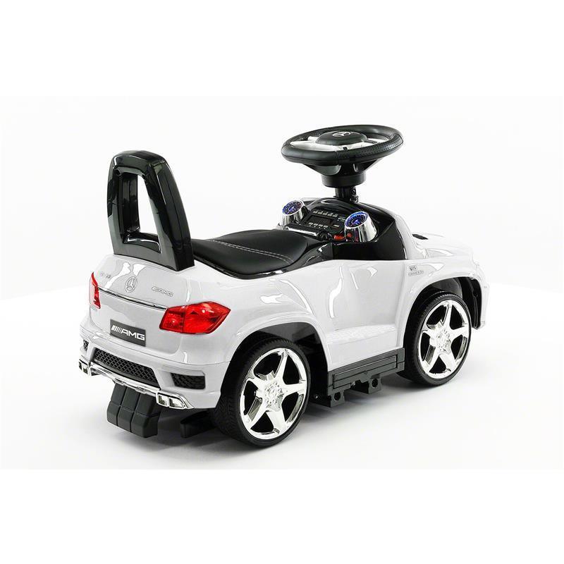 Mercedes-Benz GL 63 AMG Kids 5-in-1 Convertible Ride On Push Car, White Image 8