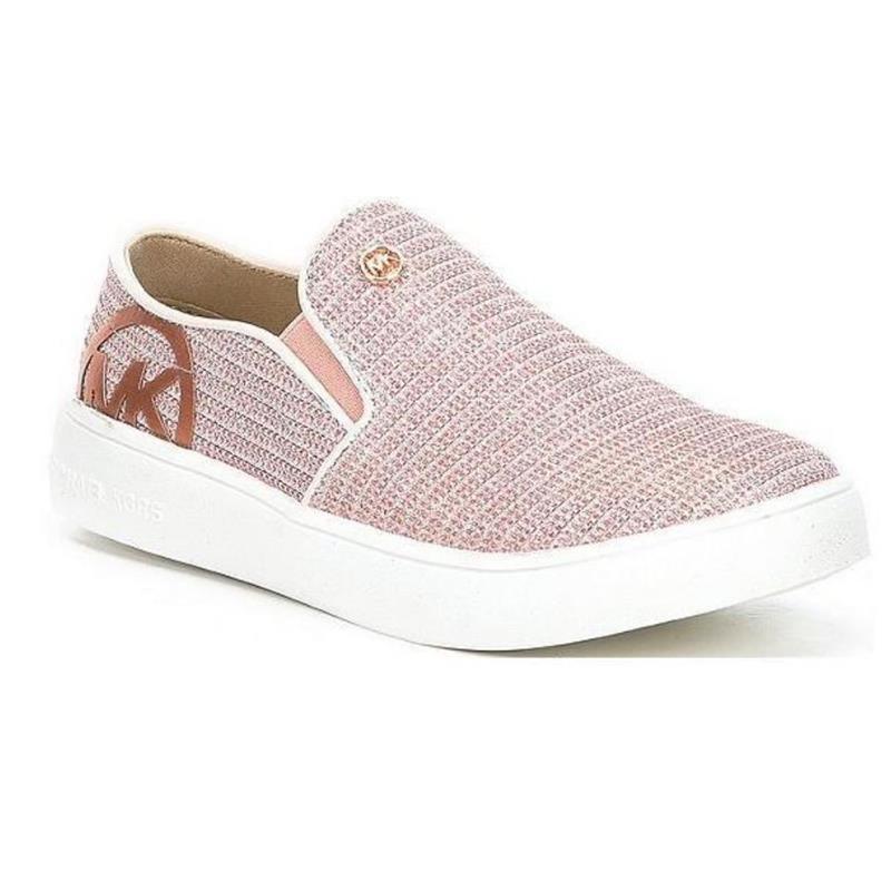 Michael Kors Baby - Girl Jem Rachel Glitter Slip-On Sneakers, Pink Image 1