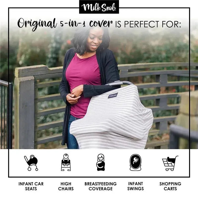 Milk Snob - Original 5-in-1 Cover Heather Stripe Image 4