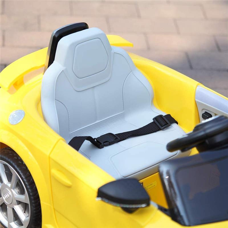 Millennium Baby Licensed Audi Tt Sport Ride On 2.4G W/ Remote Control - Yellow Image 9
