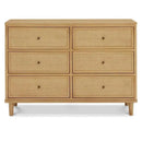 Million Dollar Baby - Namesake Marin with Cane 6 Drawer Assembled Dresser, Honey | Honey Cane Image 1