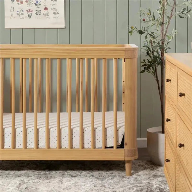 Million Dollar Baby - Namsake Marin with Cane 3-in-1 Convertible Crib, Honey | Honey Cane Image 12