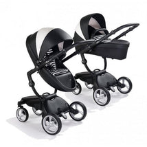Mima Xari - Complete Stroller, Champagne Chassis | Black & White Seat Pack (Starter Pack Included)  Image 2