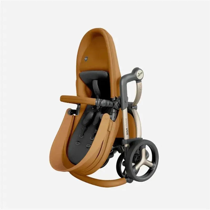 Mima - Xari MAX Stroller, Champagne/Black/Camel Image 6