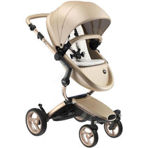 Mima Xari Stroller (Champagne Chassis | Champagne Seat | Sandy Beige Starter Pack) Image 1
