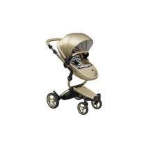 Mima - Xari 4G Complete Stroller, Gold Chassis/Gold Seat/Black& White Starter Pack Image 1