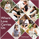 Momcozy - Baby Carrier Newborn To Toddler, Mesh Black Image 7