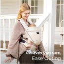 Momcozy - Baby Carrier With Natural Cotton Linen, Light Amber Image 3