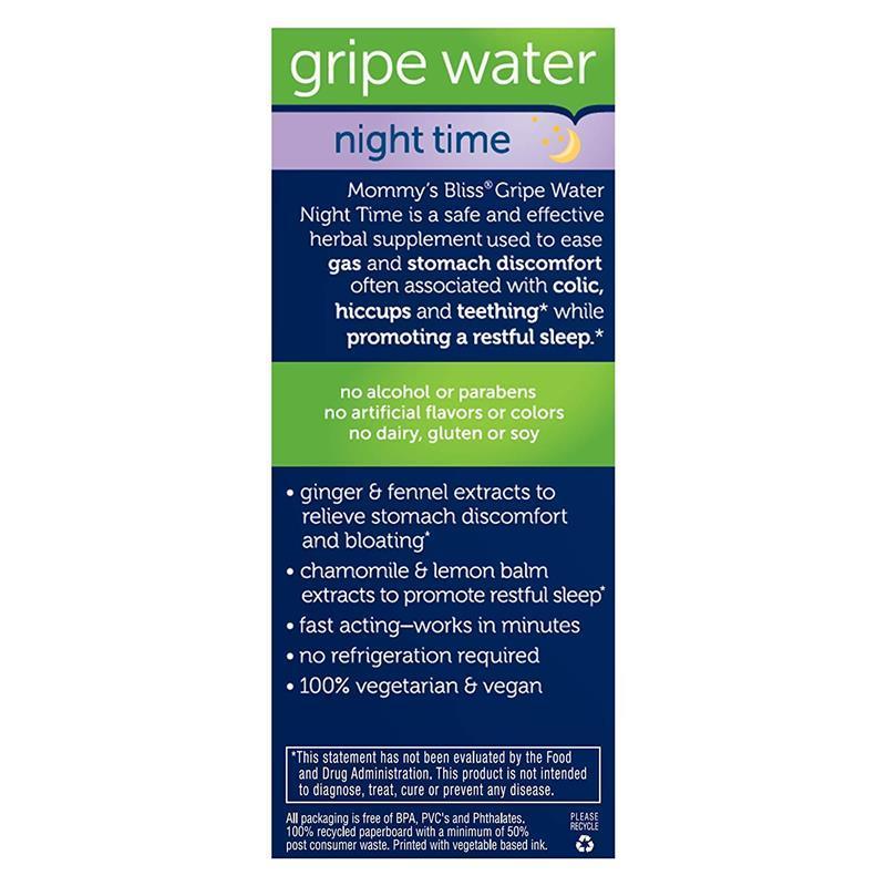 Mommy's Bliss Gripe Water Night Time, 4 Oz Image 3