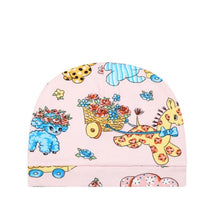 Moschino Baby - Girl All-Over Printed Footie & Hat Gift Set, Pink Image 3