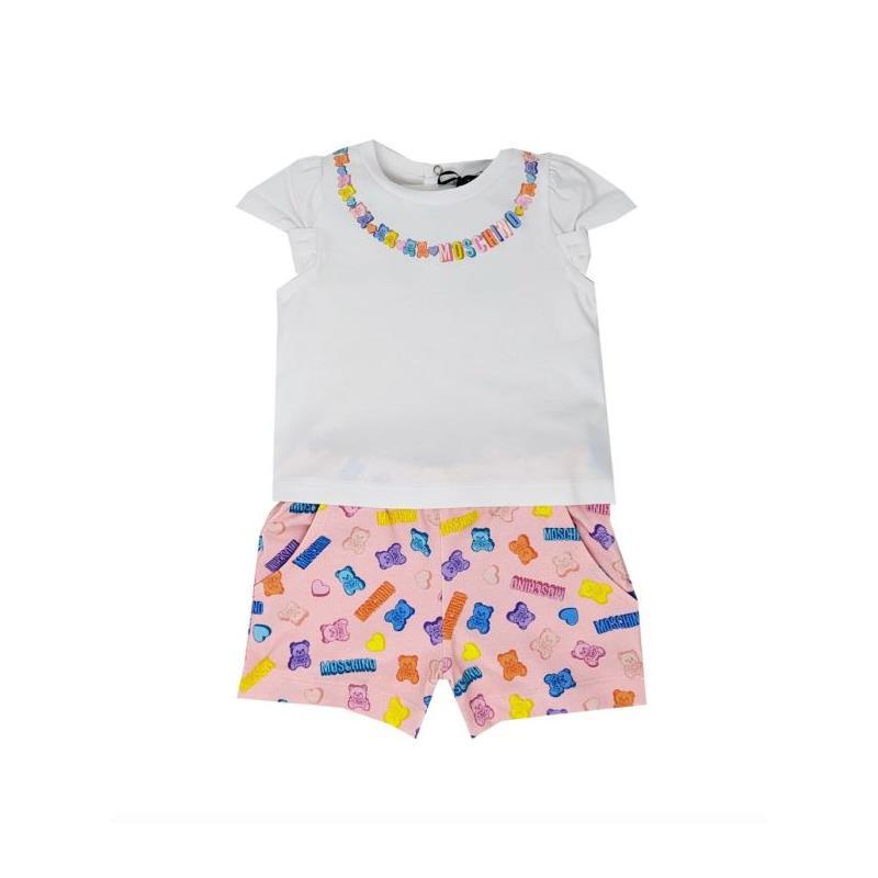 Moschino Baby - Girls Tee With Shorts Set, Sugar Toy Image 1