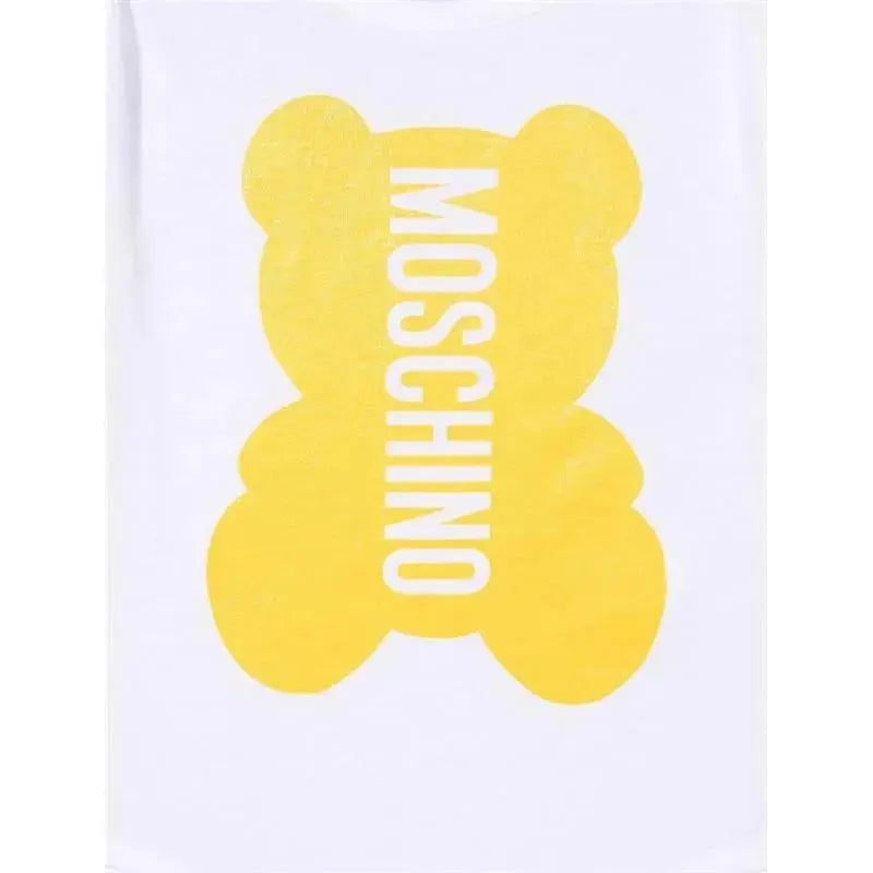 Moschino Baby - Unisex Jersey Bodysuit Gift Set With All Over, Gold Toy Image 2