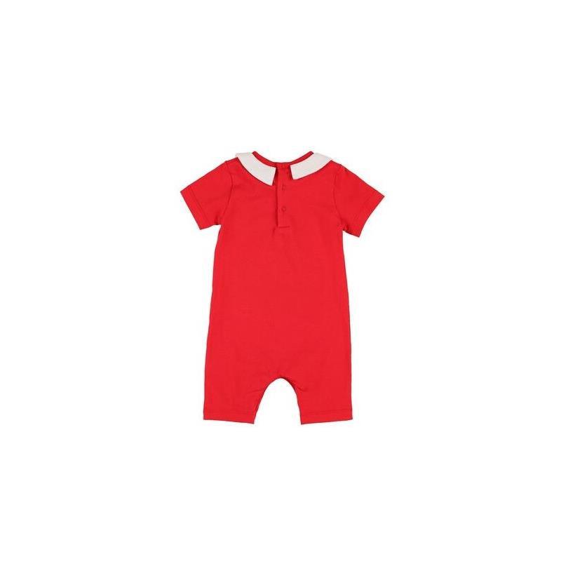 Moschino - Baby Neutral Jersey Romper With Gift Box, Red Image 3