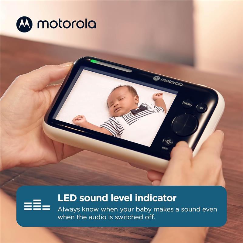 Motorola - 5 Motorized Video Baby Monitor With Camera Image 3