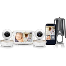 Motorola - 2 Camera Video with Crib Mount, Connects to Phone App Image 1