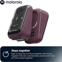 Motorola - Audio-Only Portable Baby Monitor with Rechargeable Batteries Image 2