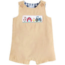 Mud Pie - Baby Boys Children's Farm Smocked Jon Jon Image 1