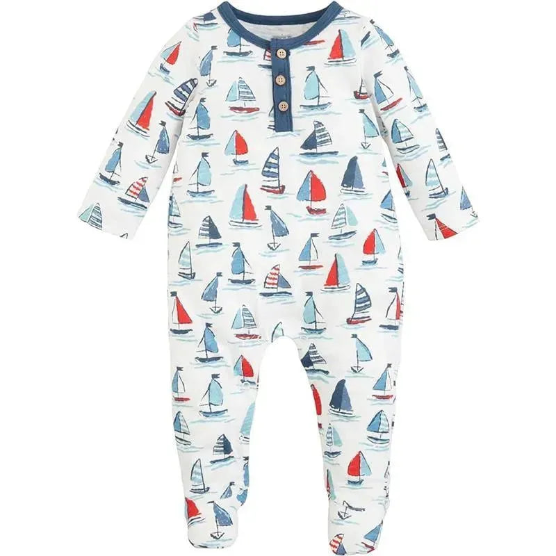 Mud Pie - Baby Boys Sailboat Sleeper Image 1