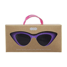Mud Pie Baby Cat Eye Girl Sunglasses with Strap Image 2