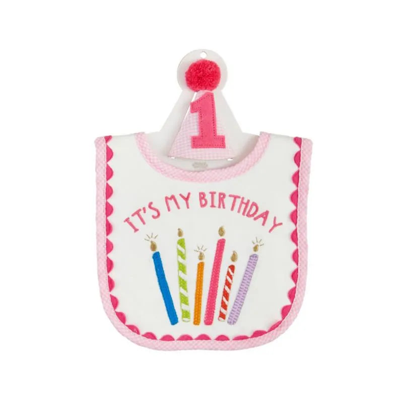 Mud Pie - Baby Girl Pink Cake Smash Set Image 1