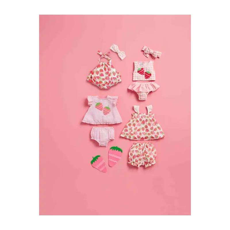 Mud Pie - Baby Girl Strawberry Sunsuit & Headband Set, 0/3M Image 2
