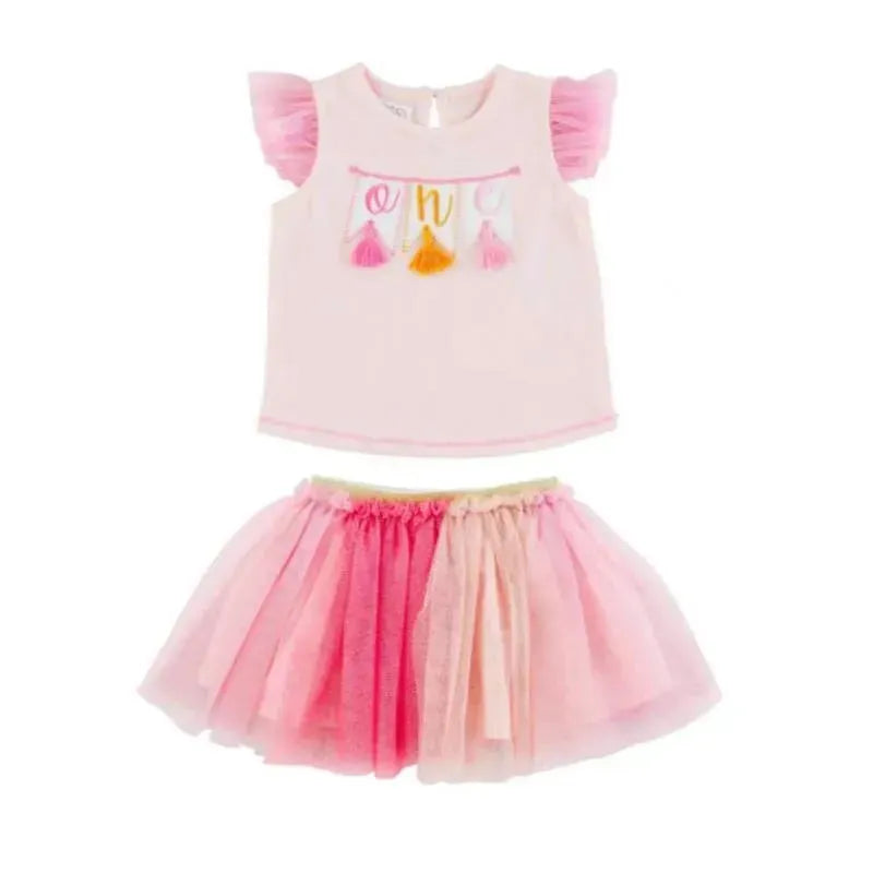 Mud Pie - Girl Tutu 1st Birthday Outfit Image 1