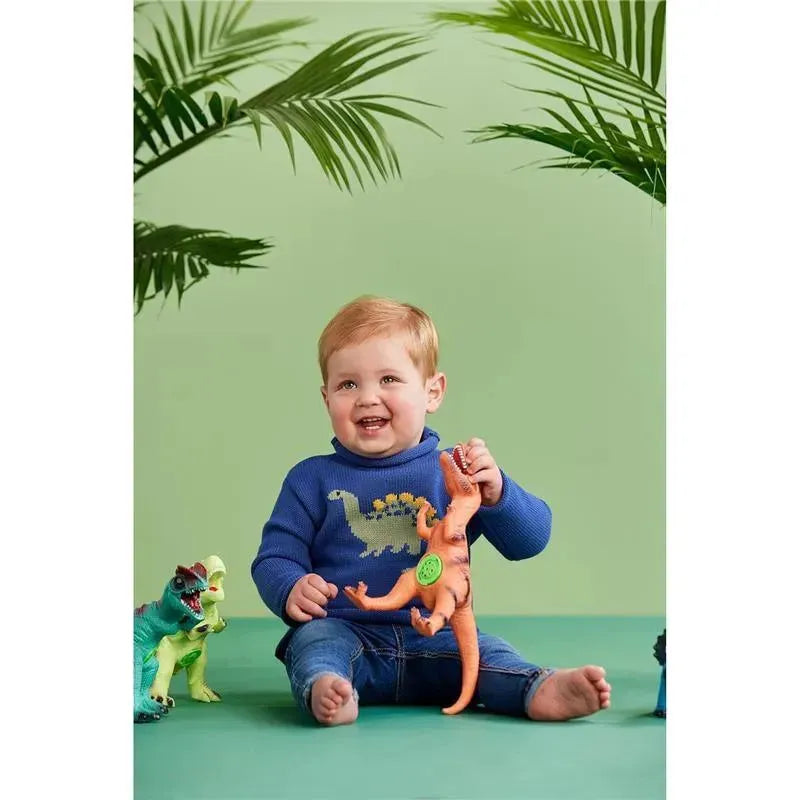 Mud Pie - Kids Children Dino Rollneck Sweater, 12-18 Months Image 3