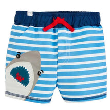 Mud Pie - Shark Applique Swim Trunks Image 1