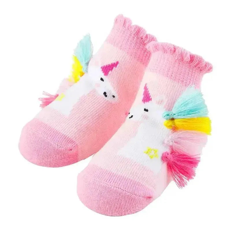 Mud Pie - Unicorn Fringe Socks Image 1