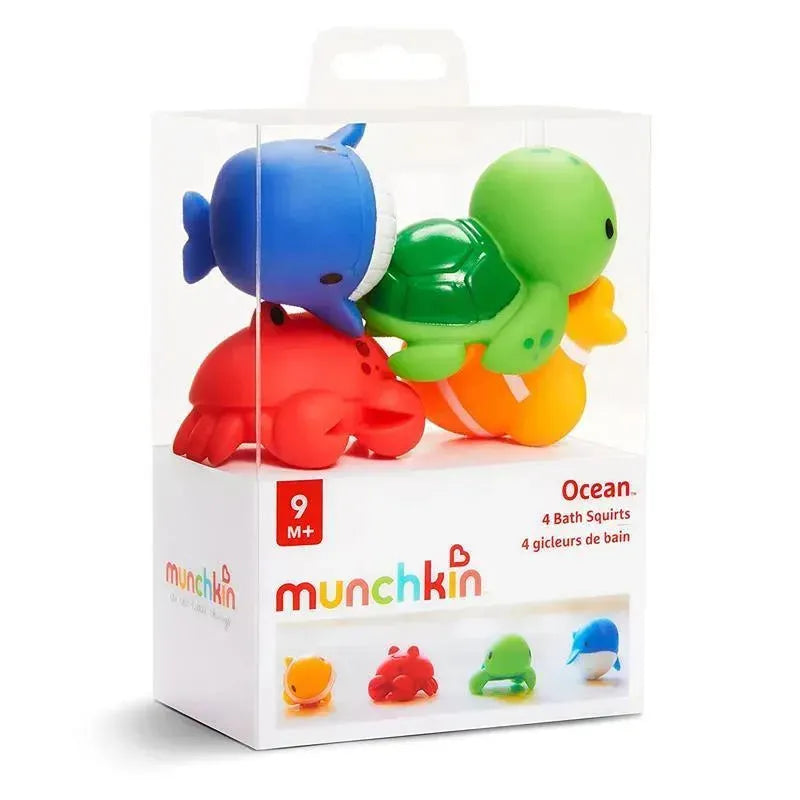 Munchkin - 4Pk Ocean Squirts Baby Bath Toy Image 4