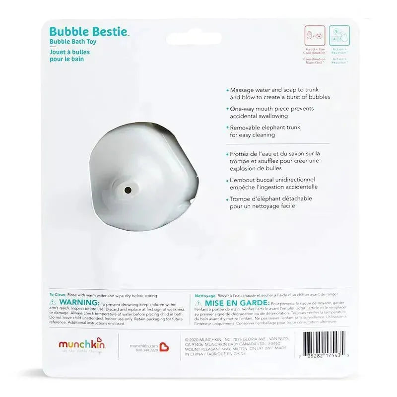 Munchkin Bubble Bestie Bubble Bath Toy, Elephant Bubbler Bath Toy Image 3