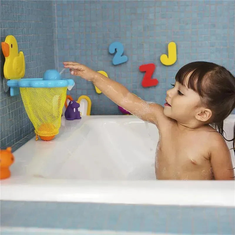 Munchkin Duck Dunk Bath Toy, Yellow Image 4