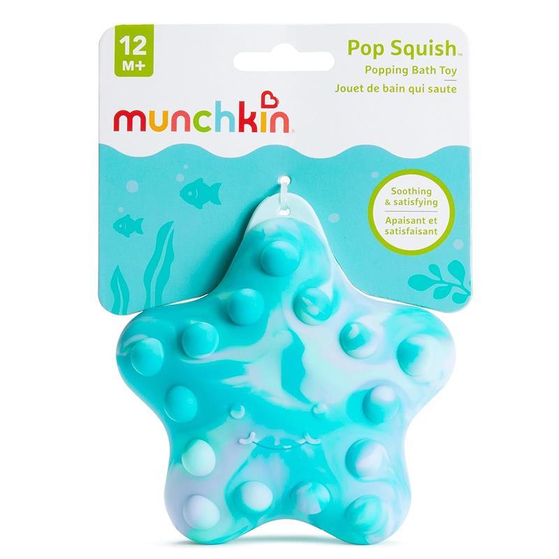 Munchkin - Pop Squish Popping Bath Toy - Mold-Free Squeezable Sensory Baby Fidget Starfish Image 3